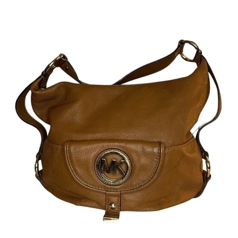 Michael Kors Large Tan‎ Leather Shoulder Bag - Timeless Elegance